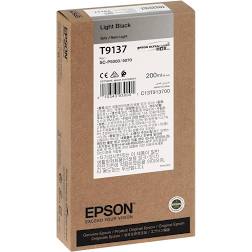 EPSON T9137 - Encre Pigmentée Originale Epson T9137 GRISE pour Imprimante SureColor SC-P5000 ref C13T913700 EPSON T9137