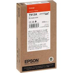 EPSON T913A - Encre Pigmentée Originale Epson T913A ORANGE pour Imprimante SureColor SC-P5000 ref C13T913A00 EPSON T913A
