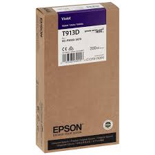 EPSON T913D - Encre Pigmentée Originale Epson T913D Violet pour Imprimante SureColor SC-P5000 ref C13T913D00 EPSON T913D
