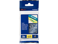 BROTHER TZEPR935 - TZEPR935 BROTHER PT 12 mm x 8 m Ruban laminé argenté BROTHER TZEPR935