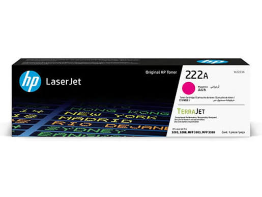 HP W2223A - Cartouche Toner Original HP ref W2223A type 222A couleur Magenta capacité 1200 pages HP W2223A